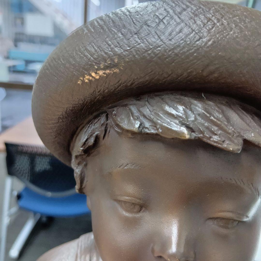 玉野勢三　ブロンズ　高さ約55cm　彫刻　銅像　置物