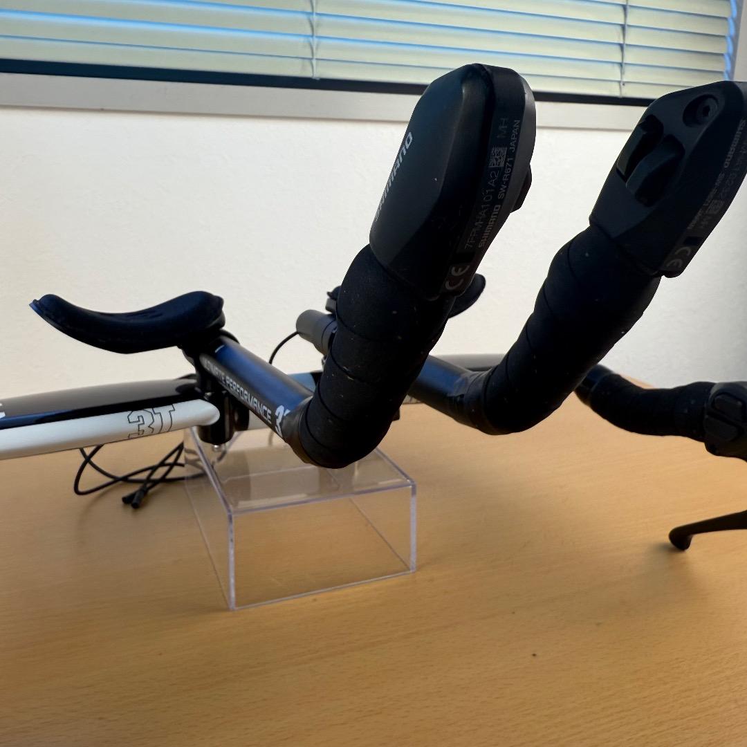 3T AURA カーボンDHハンドルバー＆Di2 電動変速 ブレーキレバーセット