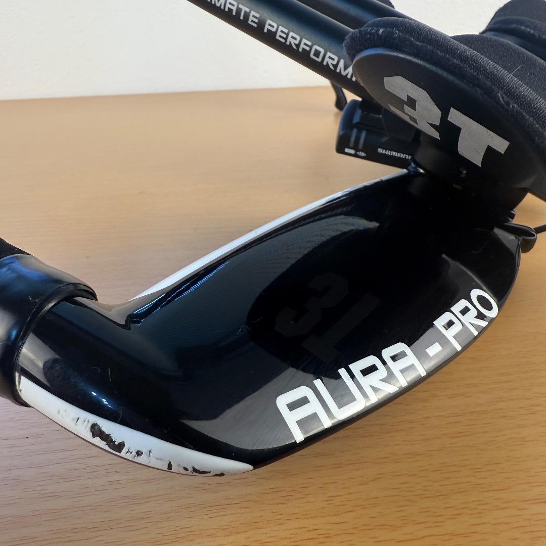 3T AURA カーボンDHハンドルバー＆Di2 電動変速 ブレーキレバーセット