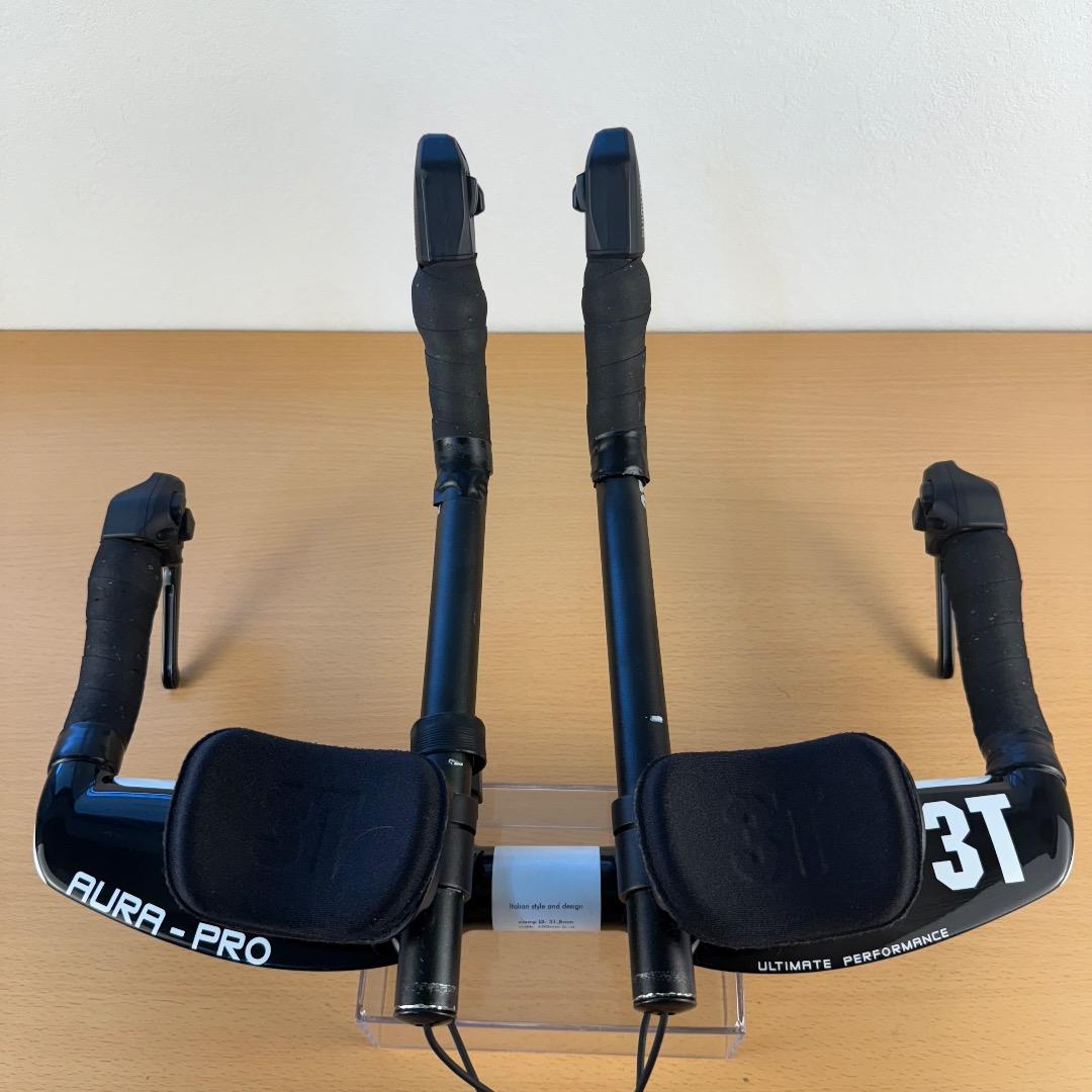 3T AURA カーボンDHハンドルバー＆Di2 電動変速 ブレーキレバーセット