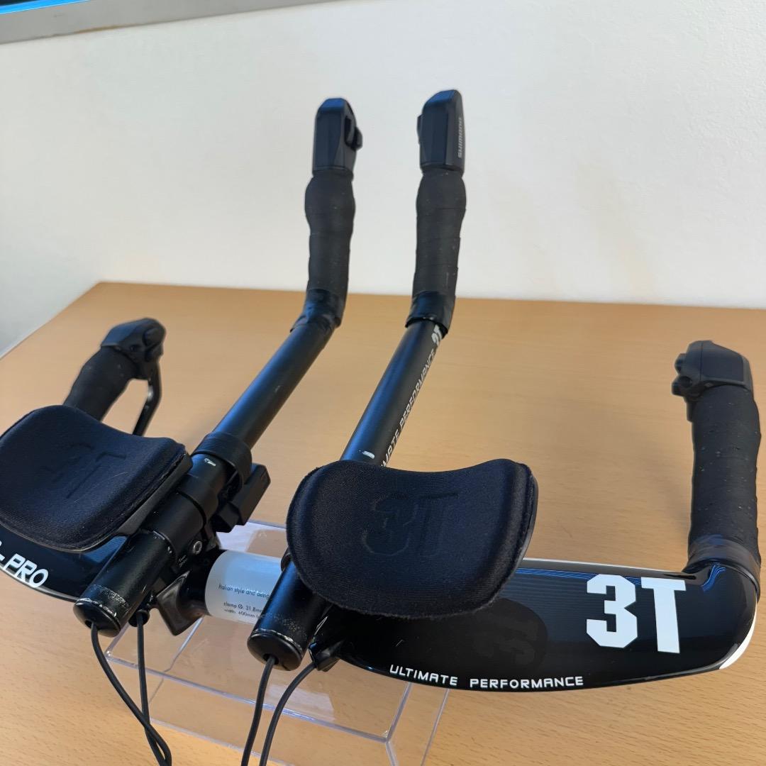 3T AURA カーボンDHハンドルバー＆Di2 電動変速 ブレーキレバーセット