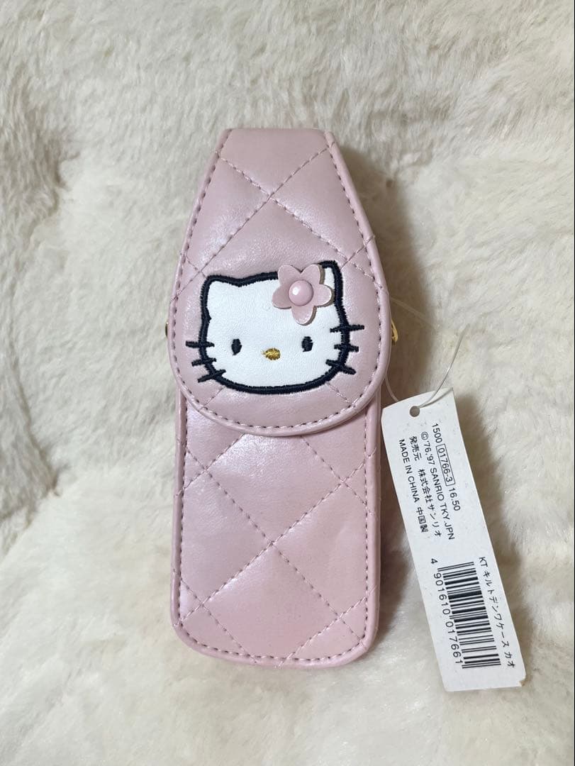 未使用★1997年 超希少 ピンクキルト キティ 当時物 ケース