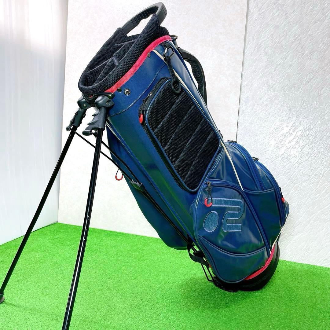 美品！Rosasen ロサーセン キャディバッグ スタンド付き　5分割　9型