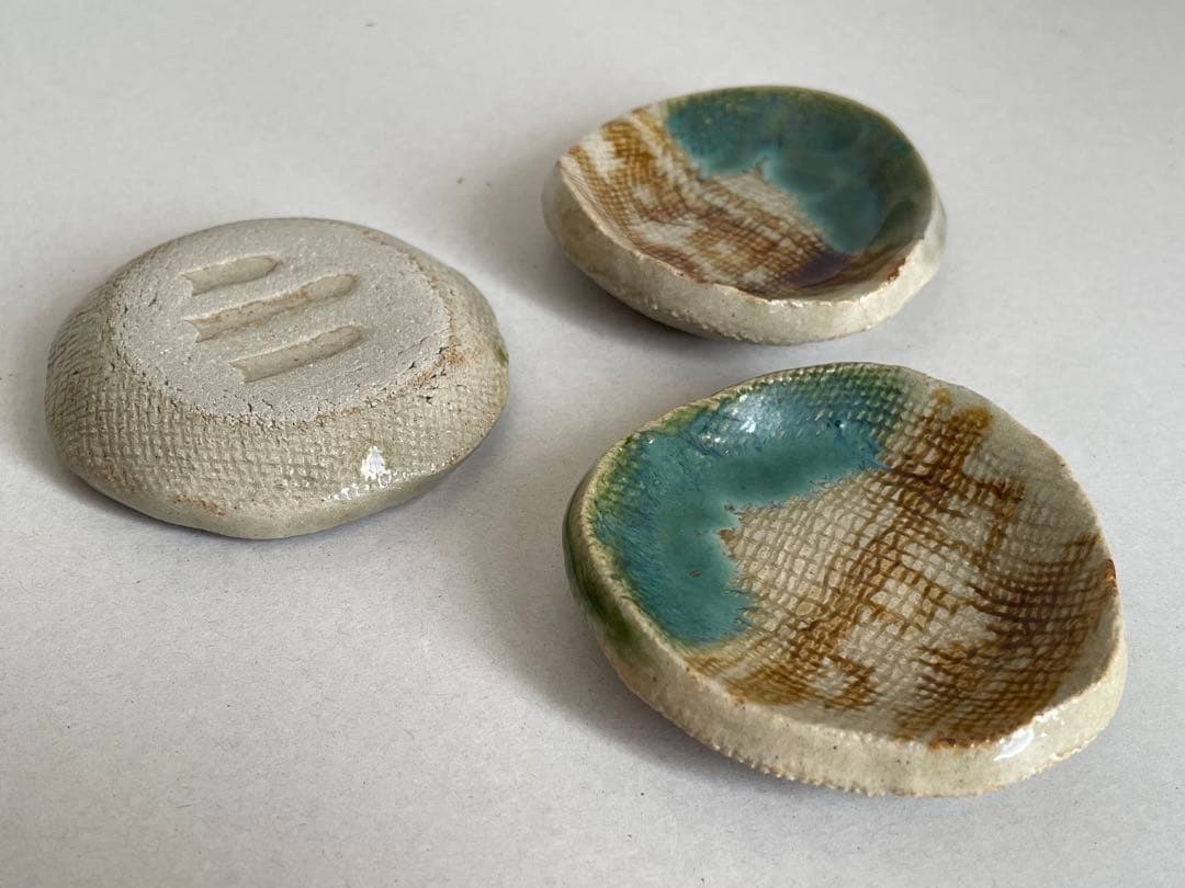 儀間常照 カラカラ おちょこ 豆皿 セット やちむん 焼物 沖縄 酒器 民藝