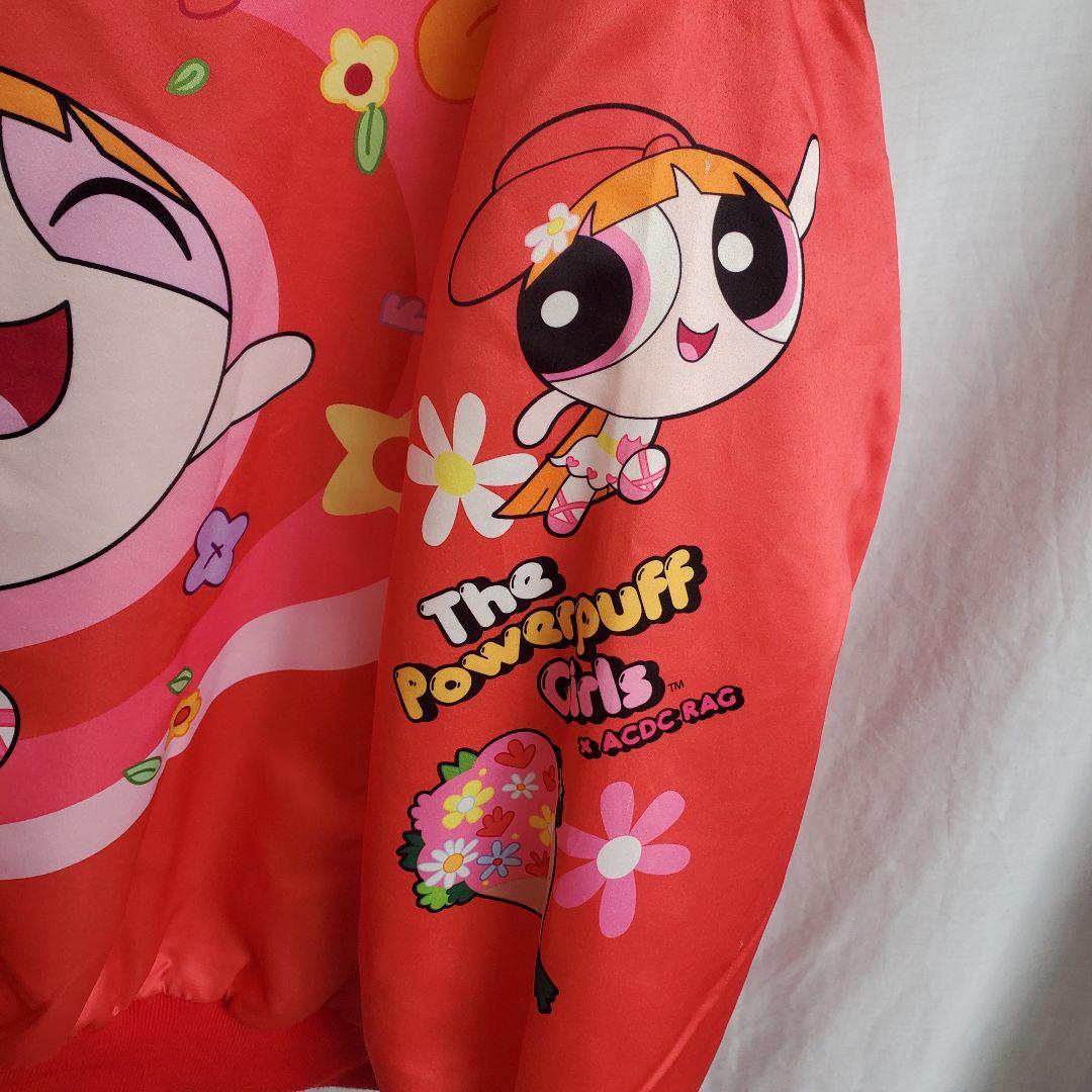 パワーパフガールズ　 アメコミ キャラクター ナイロンジャケット ブロッサム