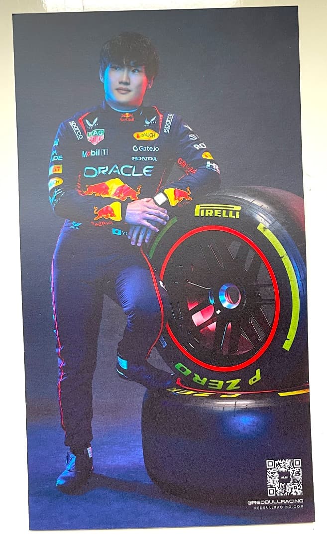 残りわずか★2枚1セット2025年レッドブル・ドライバーズカード／直筆サインなし