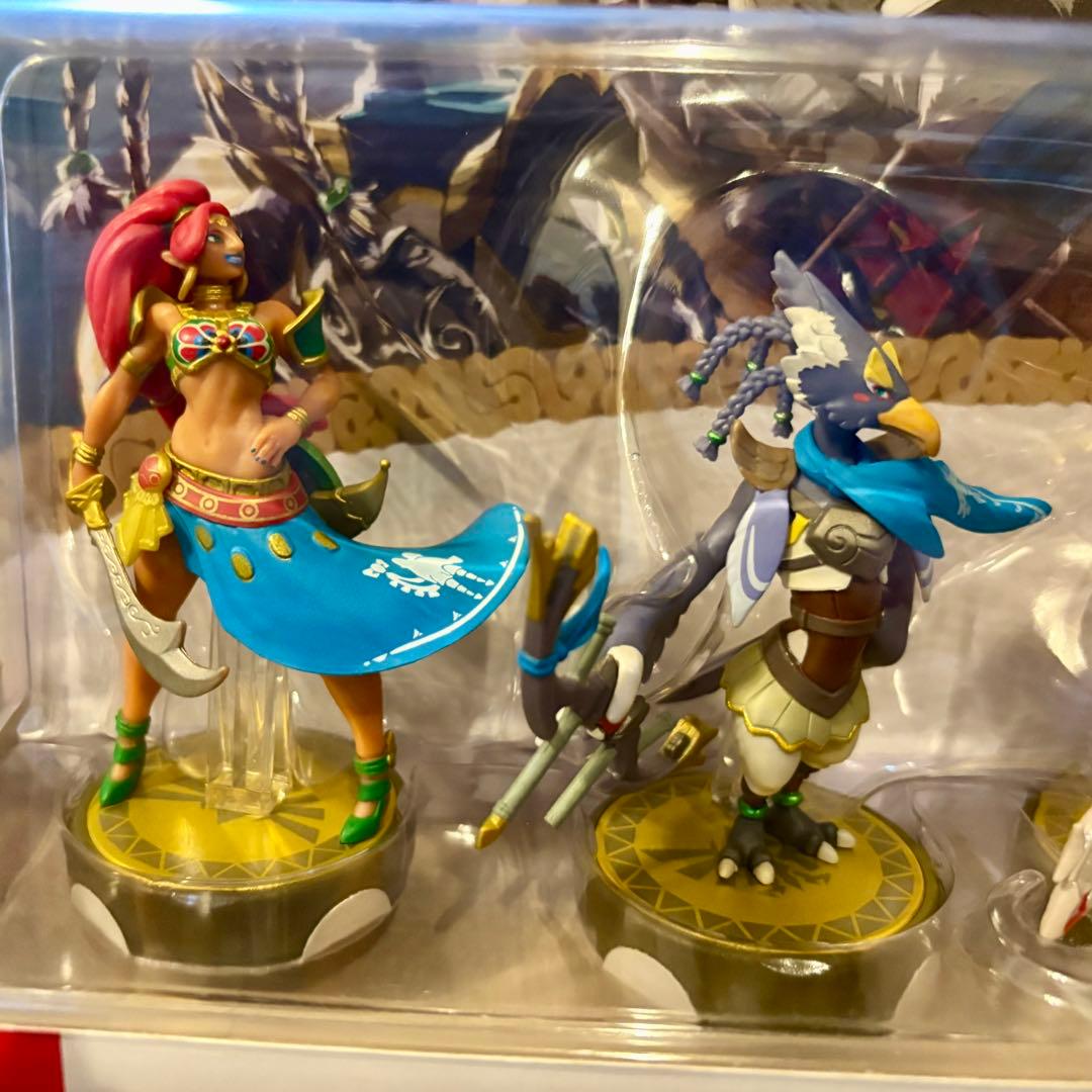 【新品未使用】amiibo 4人の英傑セット ゼルダの伝説　ブレスオブザワイルド