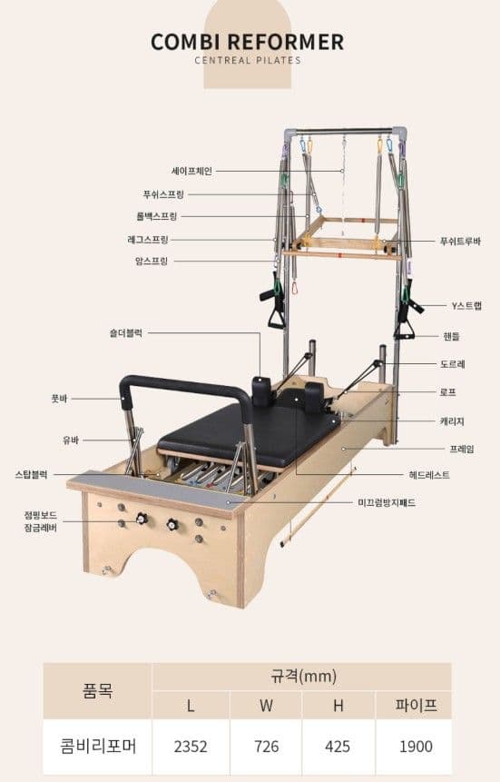 ※送料込み【韓国式ピラティス・正規品】韓国製ピラティスリフォーマー 残り７個ほど