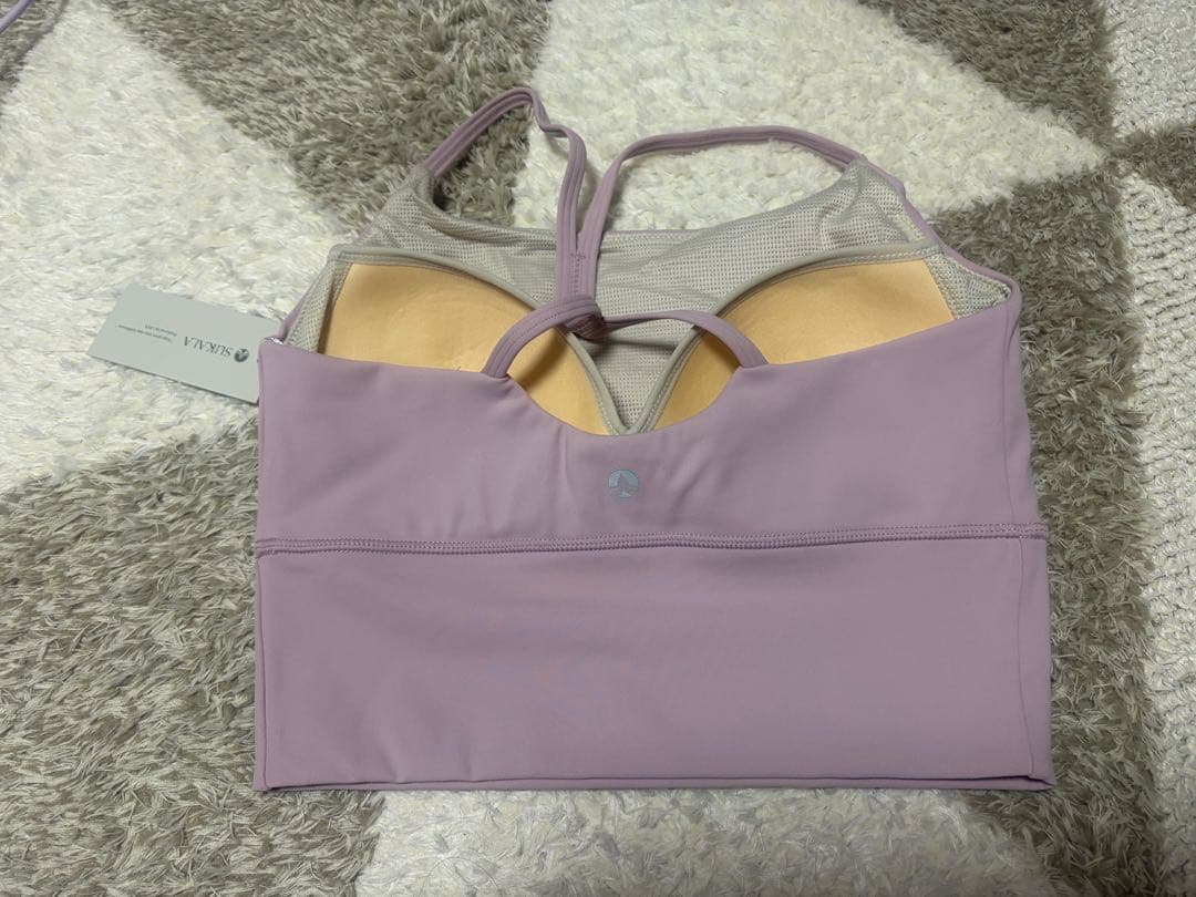 SUKARA ヨガウェア ライトパープル ベージュS