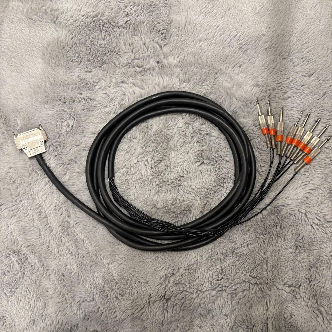 【約5m】MOGAMI D-sub25 ⇔ TSフォン8ch スネークケーブル