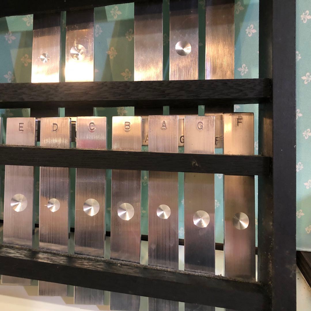 日本製 Saito サイトー 斉藤製作所 グロッケン 鉄琴 32鍵盤 マレット付