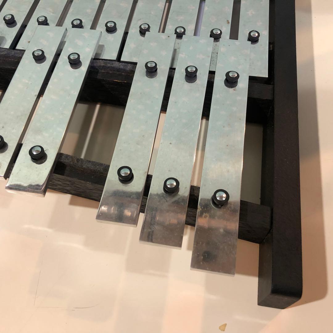 日本製 Saito サイトー 斉藤製作所 グロッケン 鉄琴 32鍵盤 マレット付