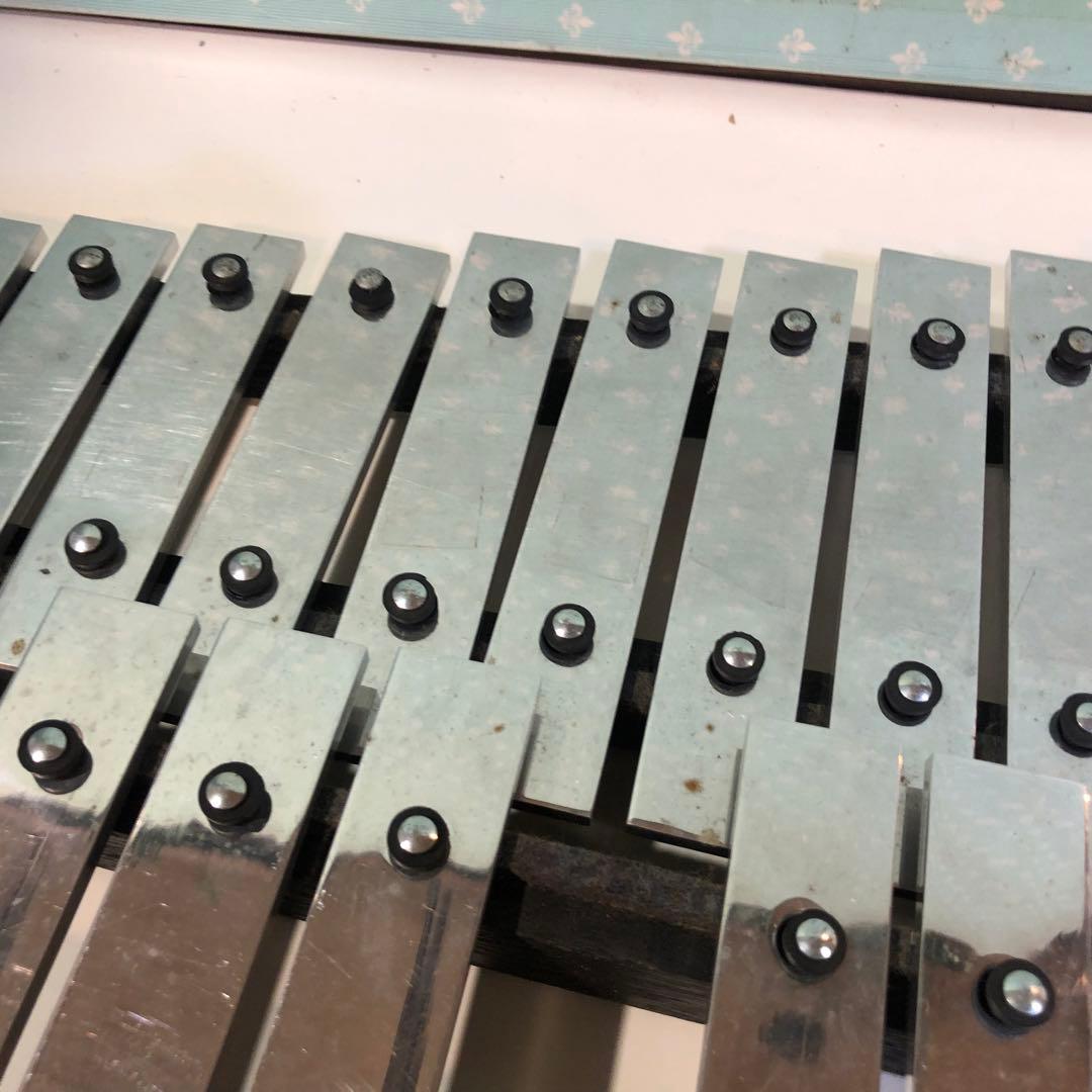 日本製 Saito サイトー 斉藤製作所 グロッケン 鉄琴 32鍵盤 マレット付