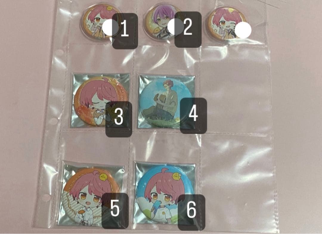 ふぇにくろ 缶バッジ 【サイン入り】