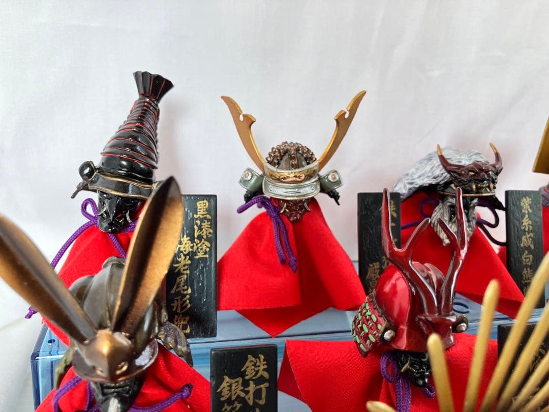 兜ミニチュアコレクション　戦国武将　武具　甲冑