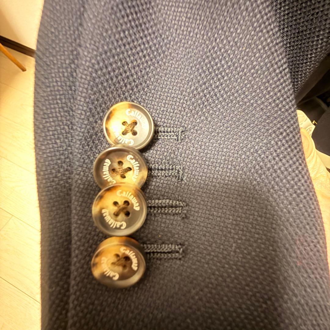 美品　callaway golf ネイビーテーラードジャケット