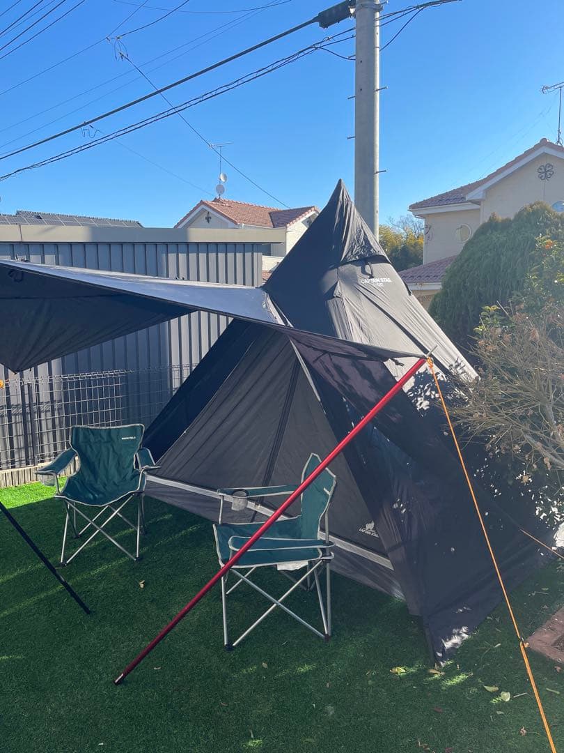 CAPTAIN STAG CS BLACK LABEL ワンポールテント