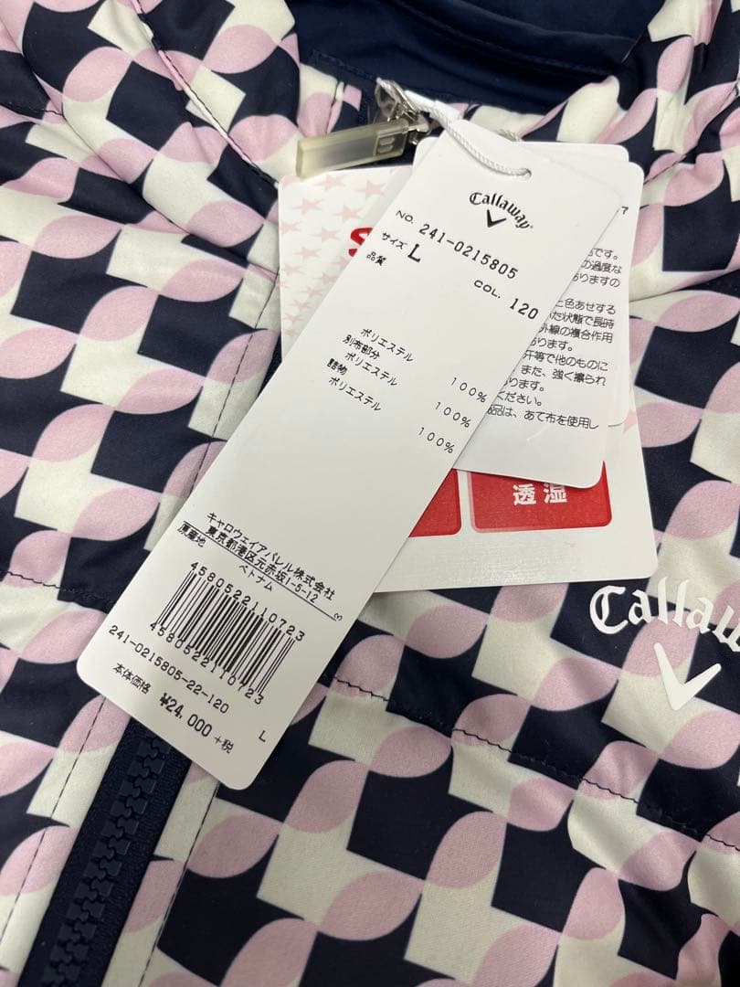Callaway 千鳥柄　中綿ブルゾン　ジャケット　新品
