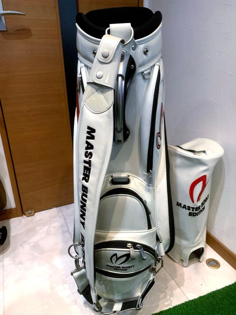 希少　良品　正規品　マスターバニー　パーリーゲイツ　キャディバッグ　3点式プロ
