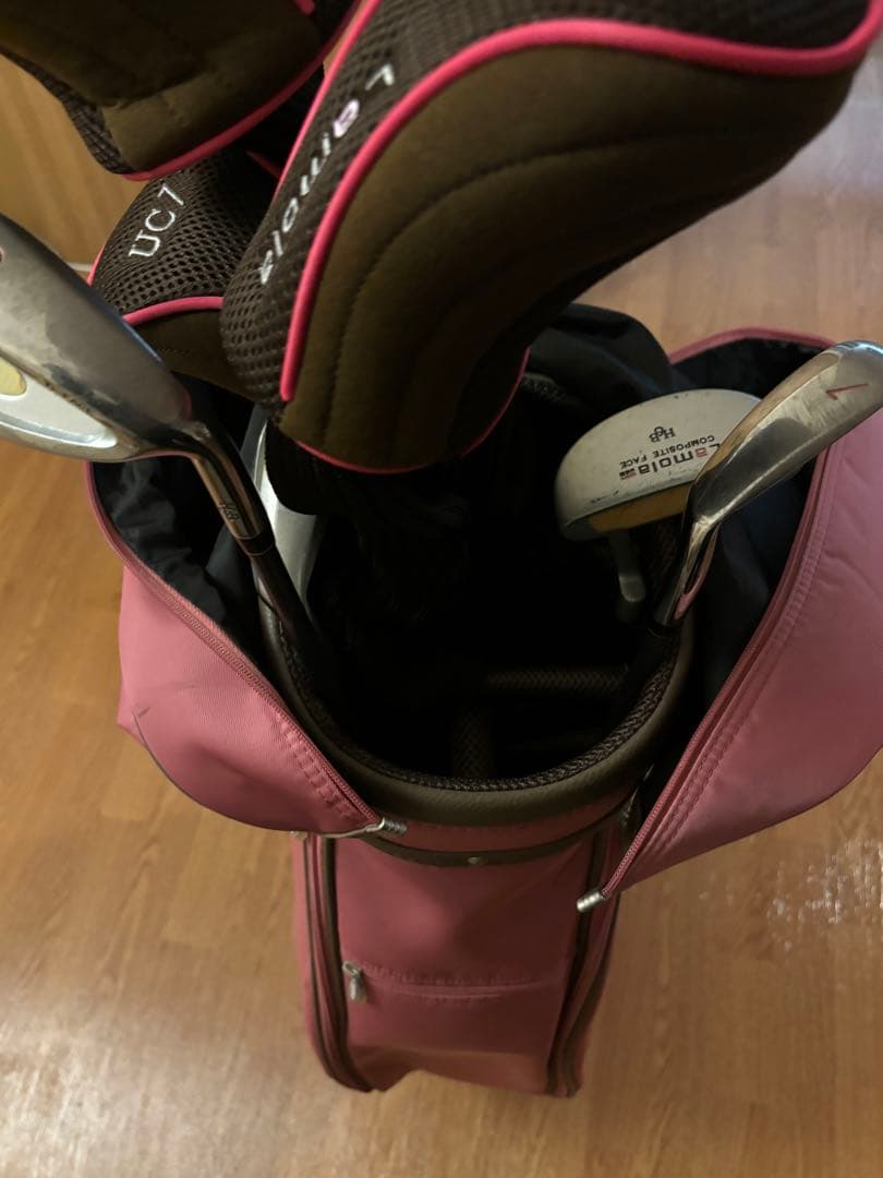 Lamola レディース ゴルフクラブセット　ハーフセット　7本＋バッグ2個付き