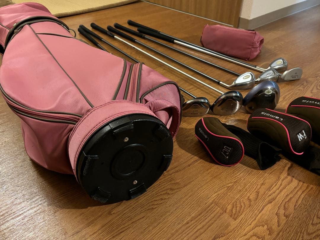 Lamola レディース ゴルフクラブセット　ハーフセット　7本＋バッグ2個付き