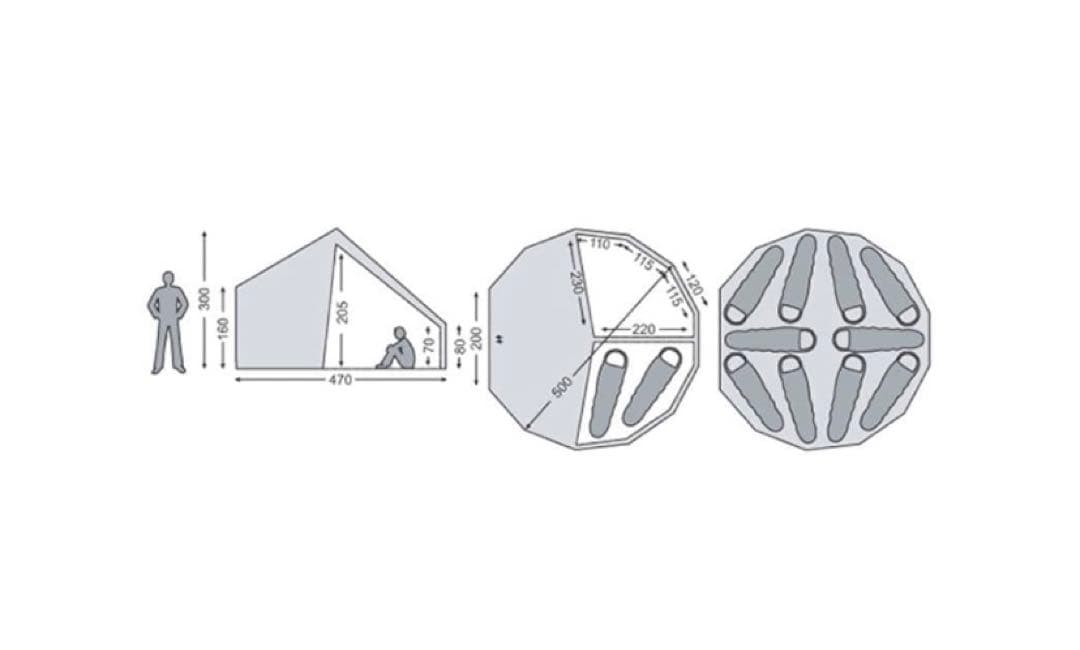 KURI　NORDISK テント アスガルド19.6 8-10人用