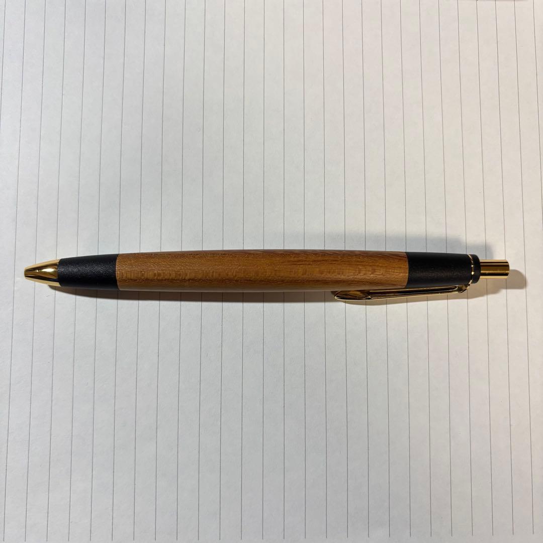 【新品・未使用⭐︎値下げOK⭐︎】ボナンペン 欅　真鍮金具　シャープペンシル