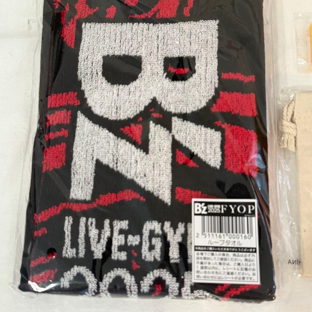 B’z LIVE GYM 2025 FYOP タオル ガチャ巾着　ライブグッズ