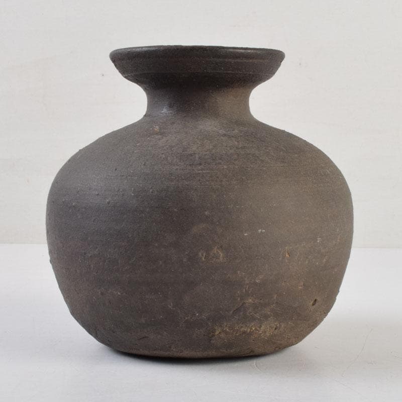 木苺ポンポン　朝鮮美術　須恵器　新羅土器　新羅無細土　壷　V　8930