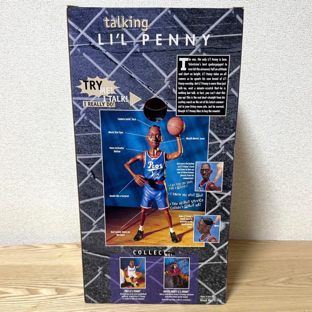 未開封 90s NBA Lil penny リトルペニー トーキングフィギュア