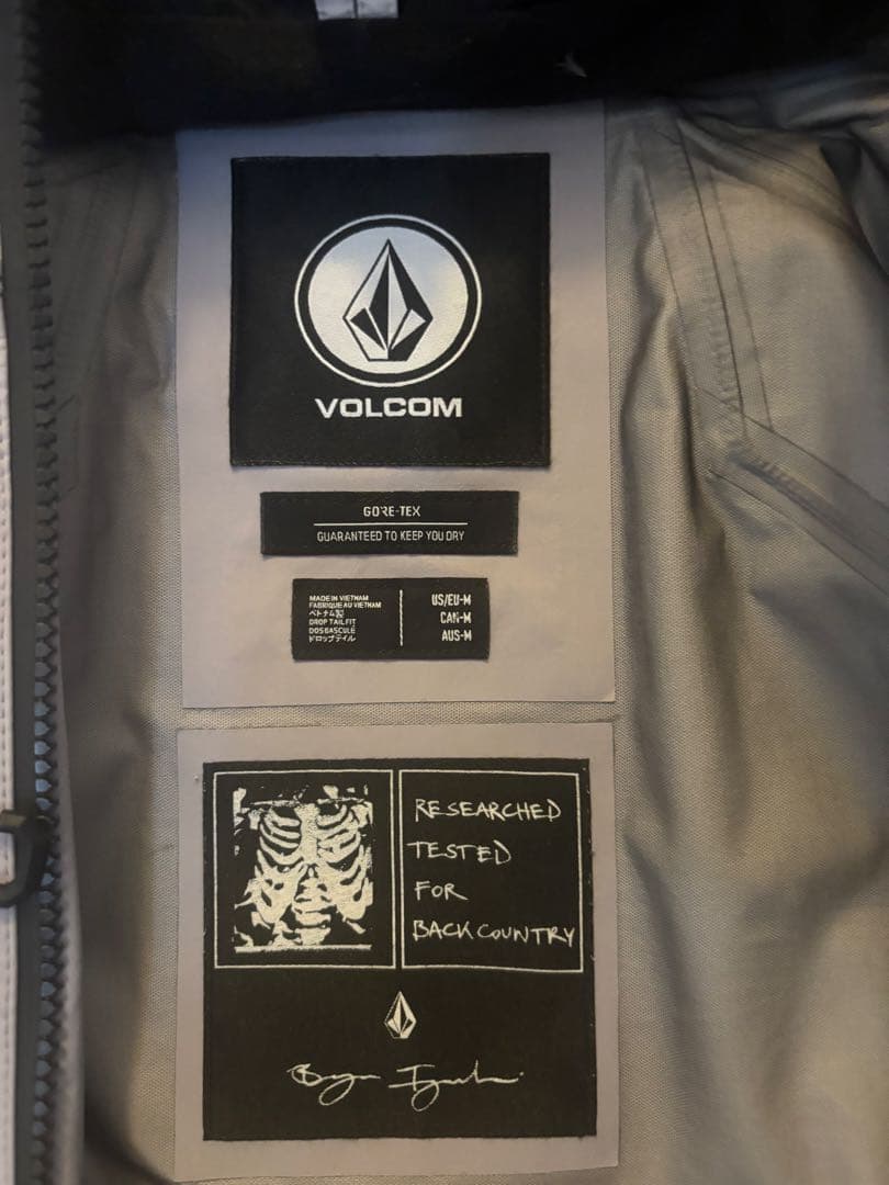 スノーボード Volcom guch gore-Tex jacket