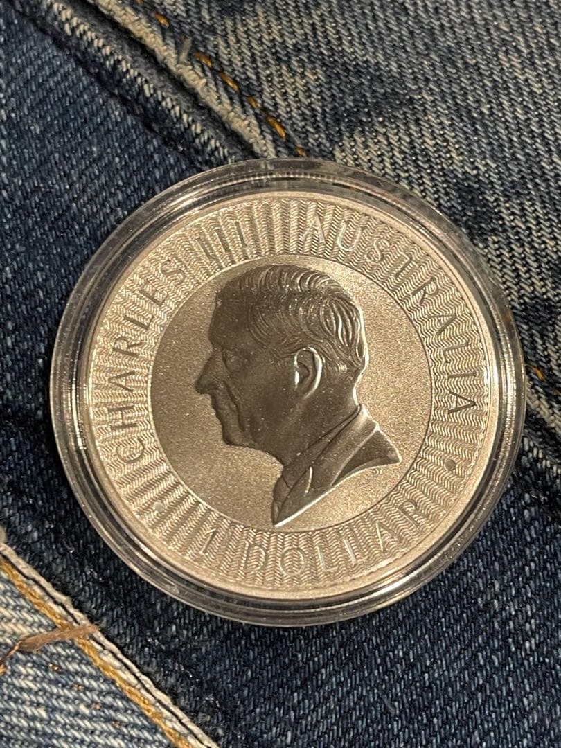 オストラリア　2025年　カンガルー　銀貨　1ドル