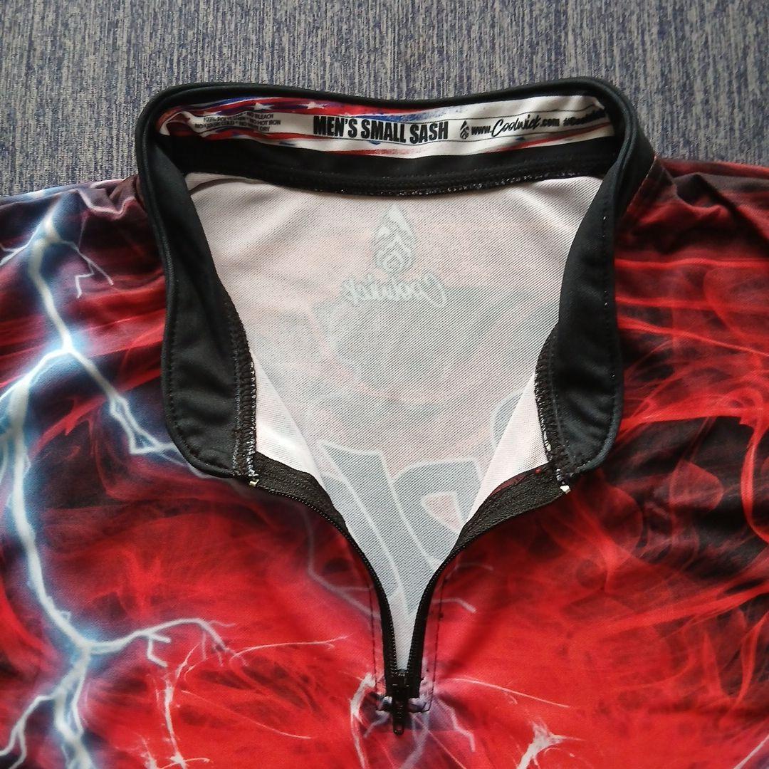 ✨新品✨ボウリングウェア　ラディカル　サイズM　 レッド　竜巻　かっこいい