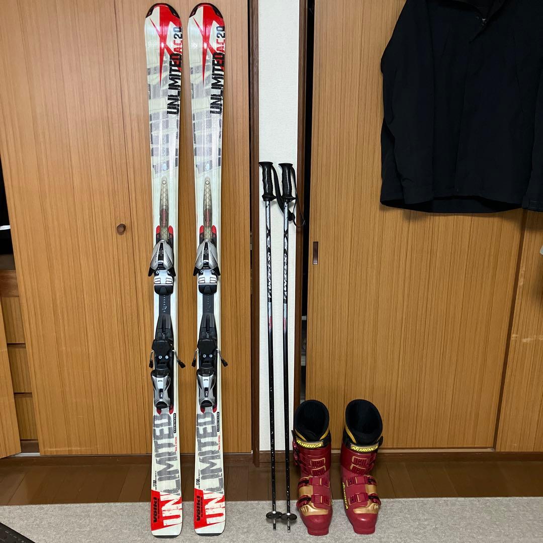 UNLIMITED AC20アルペンスキー ホワイト/レッド
