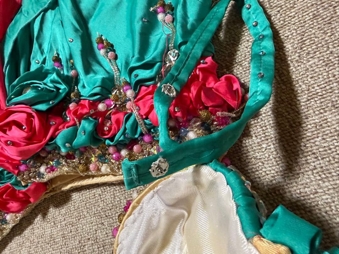 ベリーダンスセットアップ ターコイズ・ピンクmade in Egypt￼