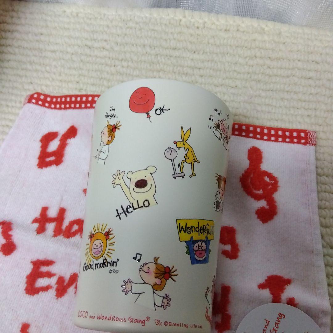 ココちゃん❤︎ステンレス真空タンプラー＆ココちゃんタオルハンカチ