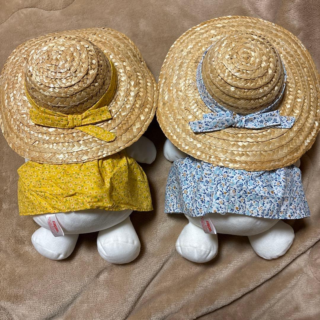 ハローキティ　ぬいぐるみ　麦わら帽子　2体セット　美品　レア