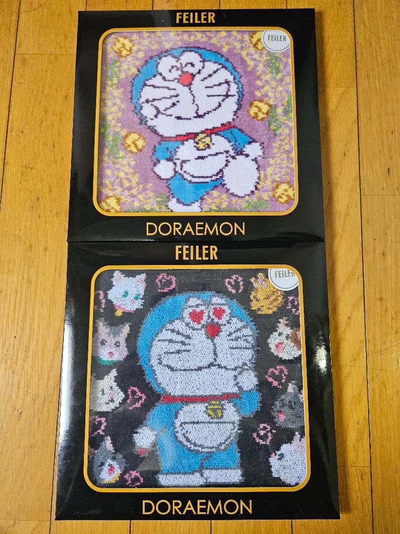 ドラえもん タオルハンカチ 2枚セット FEILER