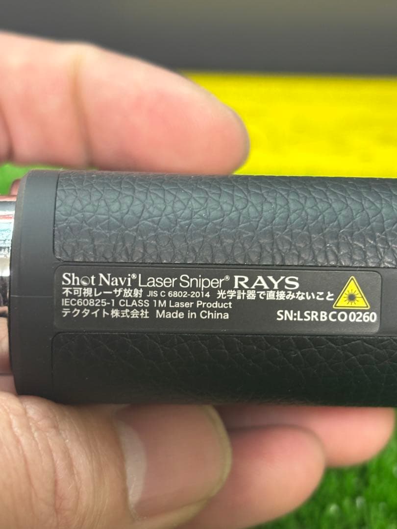 ショットナビ Laser RAYS レイズ ゴルフ用レーザー距離計 ケース付き