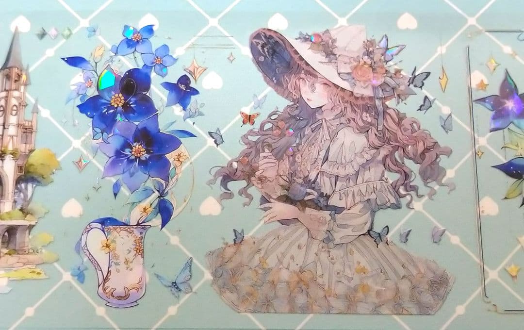 のこり１✩廃盤品✩J848＃青春幻想曲(贝壳光)切り売り海外人物女の子AIマステ