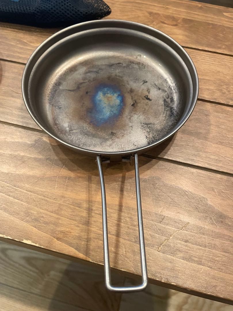 値下げ限定☆peak クッカー4点セット（titanium） 収納袋付き