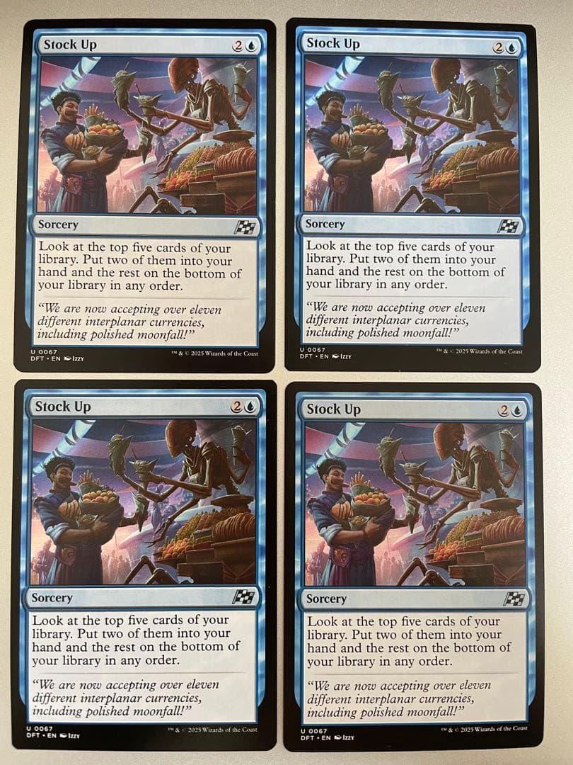 MtG 食糧補充/Stock up 英語4枚