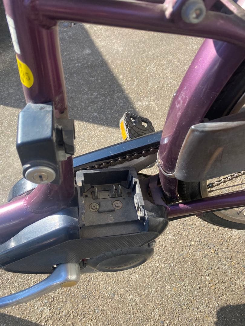 電動アシスト自転車 パープル シティタイプ