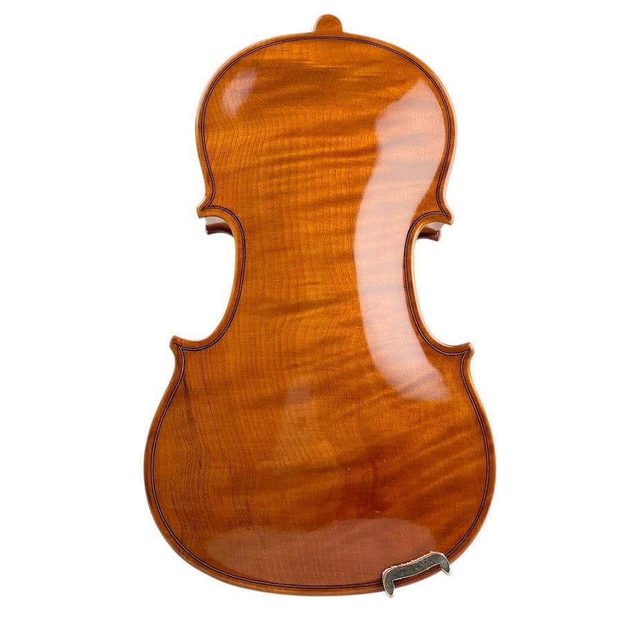 極美虎杢●鈴木バイオリン● No.330 1/8 1990年 杉藤製弓 1枚板