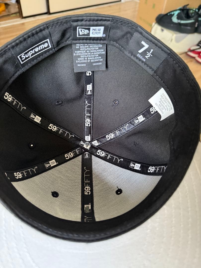 SUPREME シュプリームキャップ　59FIFTY 7 1/2 ニューエラ