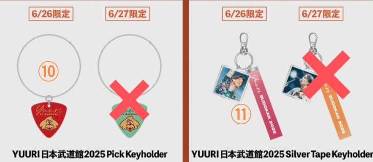 【まとめ売り】優里2025年ゆーりんち武道館グッズ【バラ売り可】