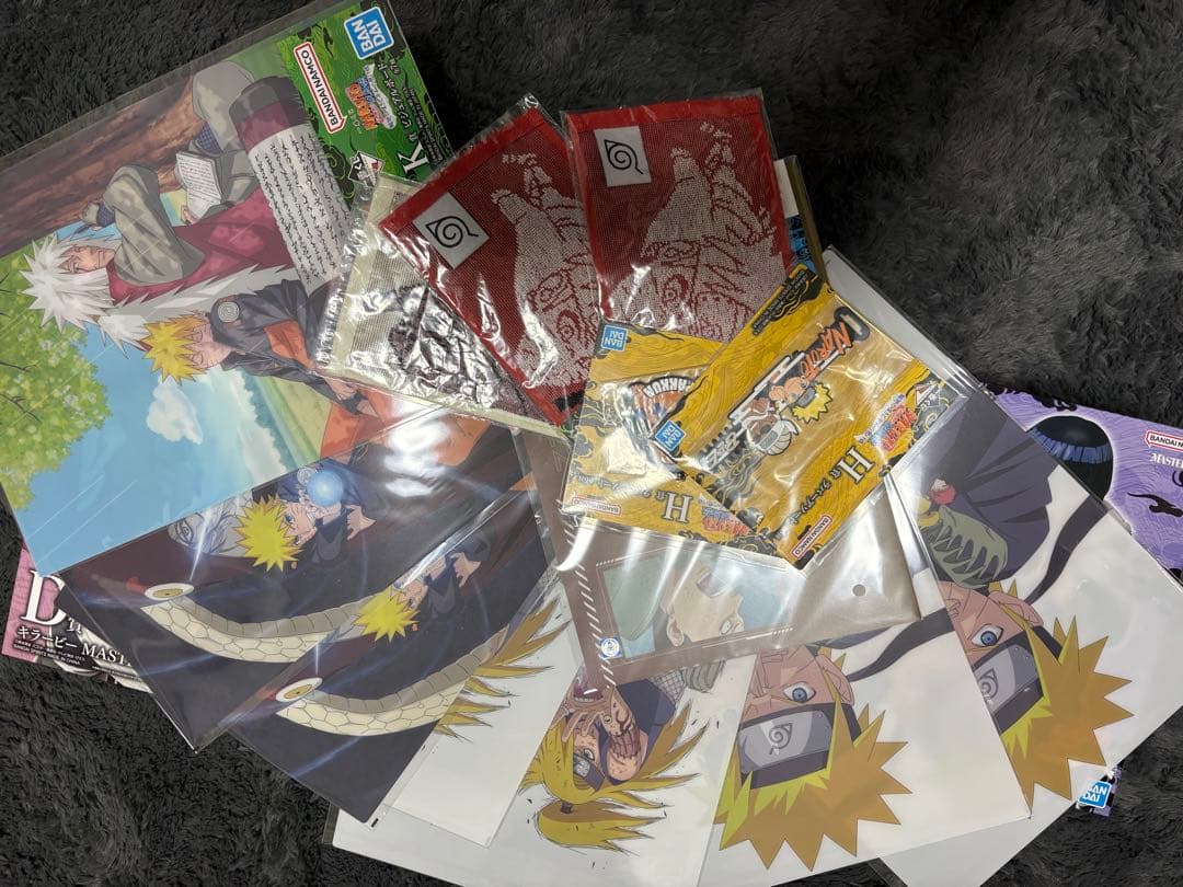 NARUTO 一番くじ　輪廻の嘆きと平和の懸けばし橋　フィギア4個セット＋カツユ