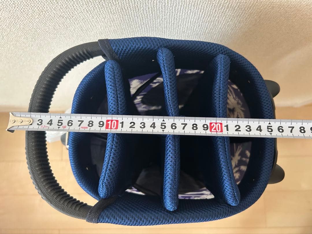 ブルーティーゴルフバッグ