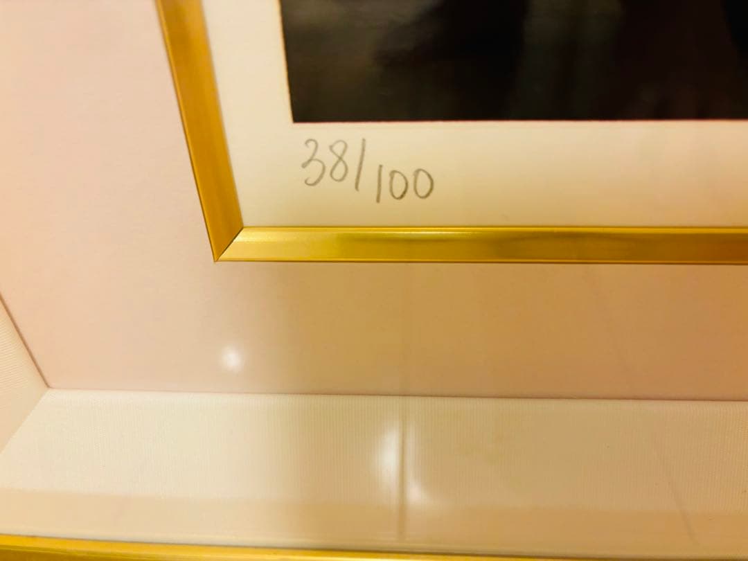 ミッシェル·バテュ　シルクスクリーン　サンセットビーチ　証明書付き