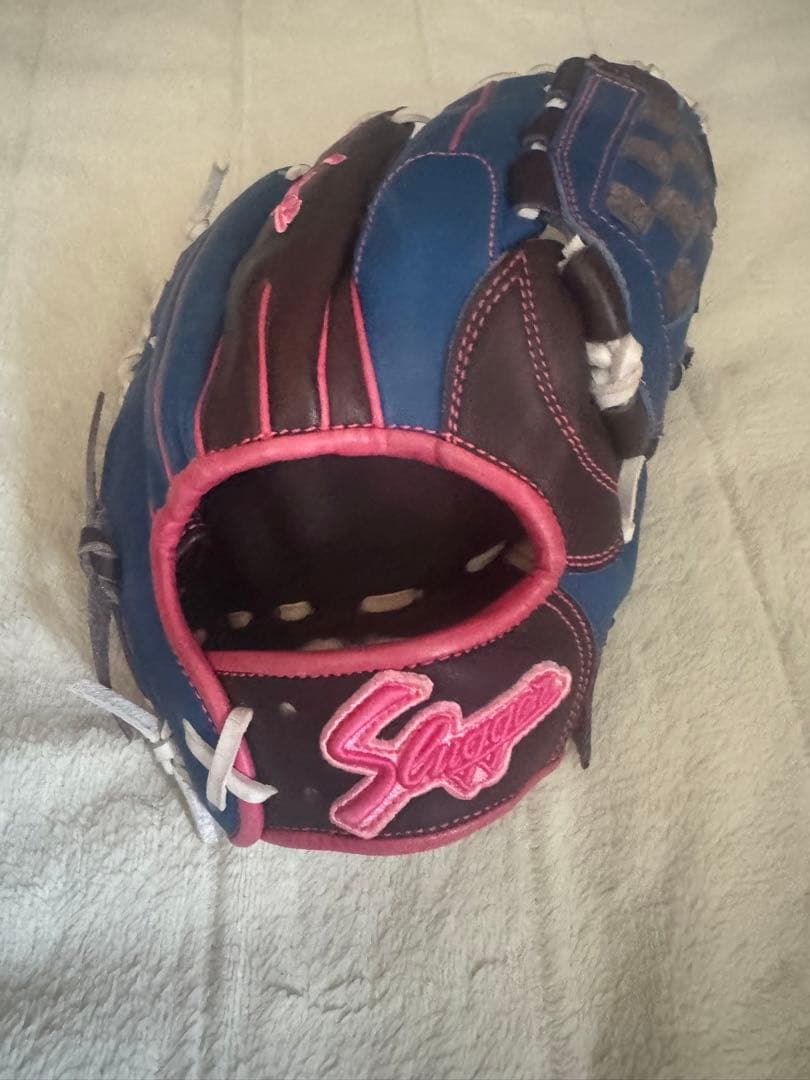 久保田 スラッガー オーダー 軟式 内野手用 グローブ 湯もみ片付け済み　右投げ